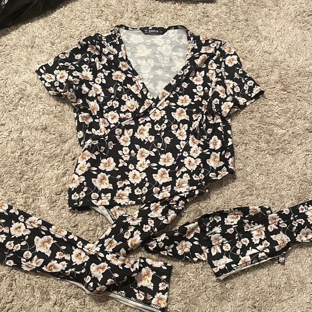 Flower Wrap Shirt